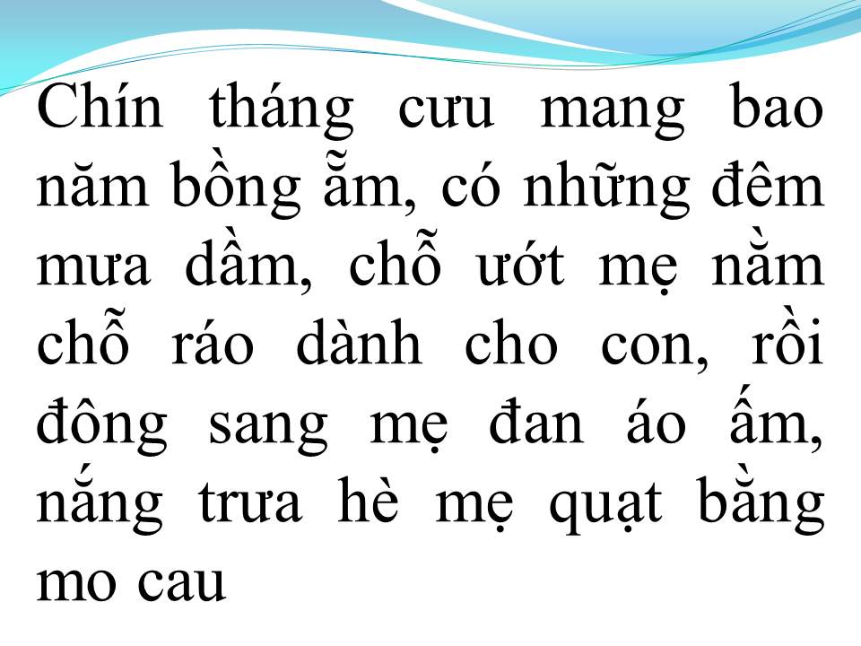 Lời bài hát CHIỀU ĐÔNG NHỚ MẸ