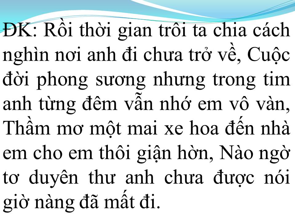 Lời bài hát CHUYỆN TÌNH HOA MƯỜI GIỜ