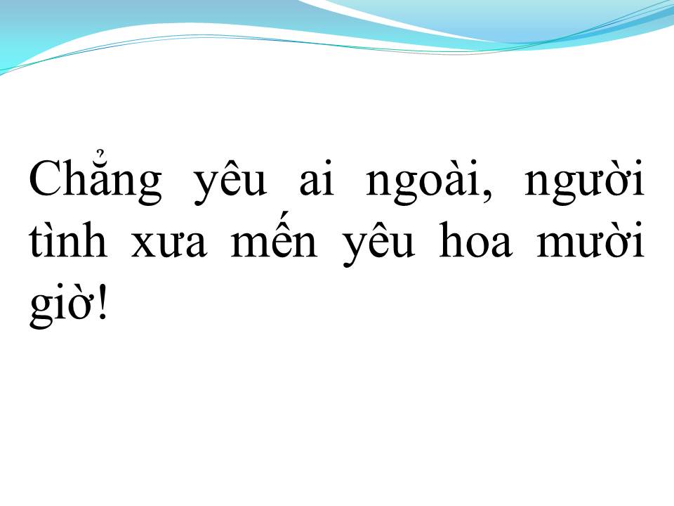 Lời bài hát CHUYỆN TÌNH HOA MƯỜI GIỜ