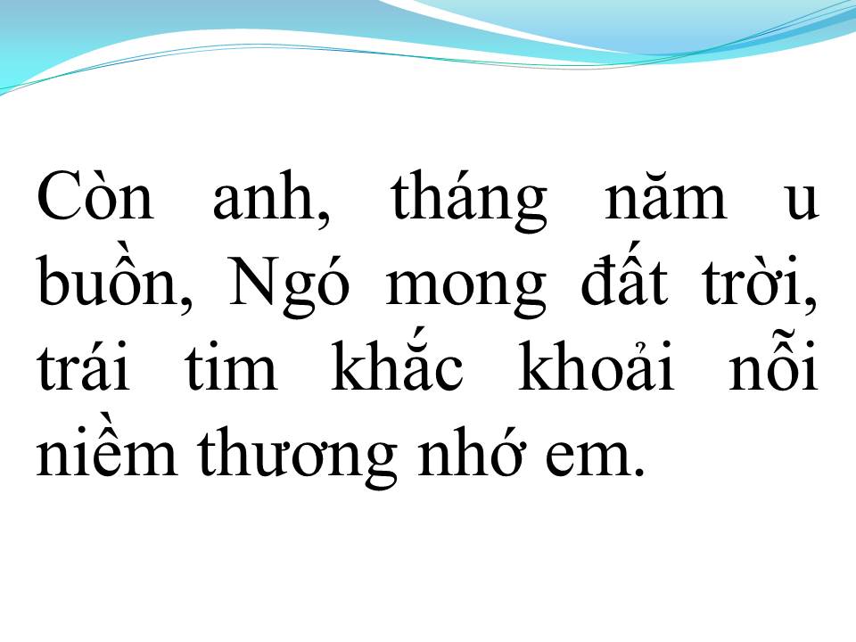 Lời bài hát KHÚC HÁT TỰ TÌNH