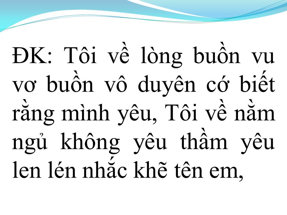 Lời bài hát NGƯỜI EM CÙNG XÓM