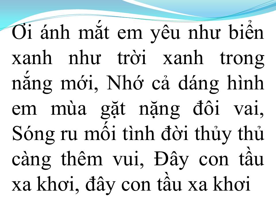 Lời bài hát NƠI ĐẢO XA