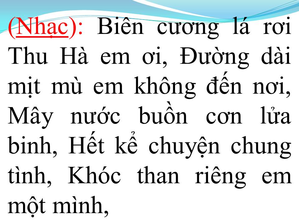 Lời bài hát VÕ ĐÔNG SƠ (TÂN CỔ)