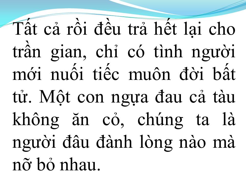 Lời bài hát CƠN BÃO BIỂN (TÂN CỔ)