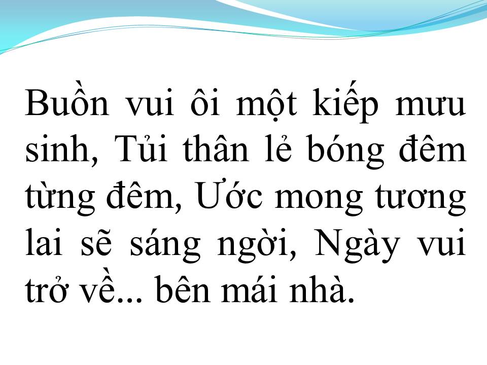Lời bài hát MẸ ƠI CON NHỚ NHÀ
