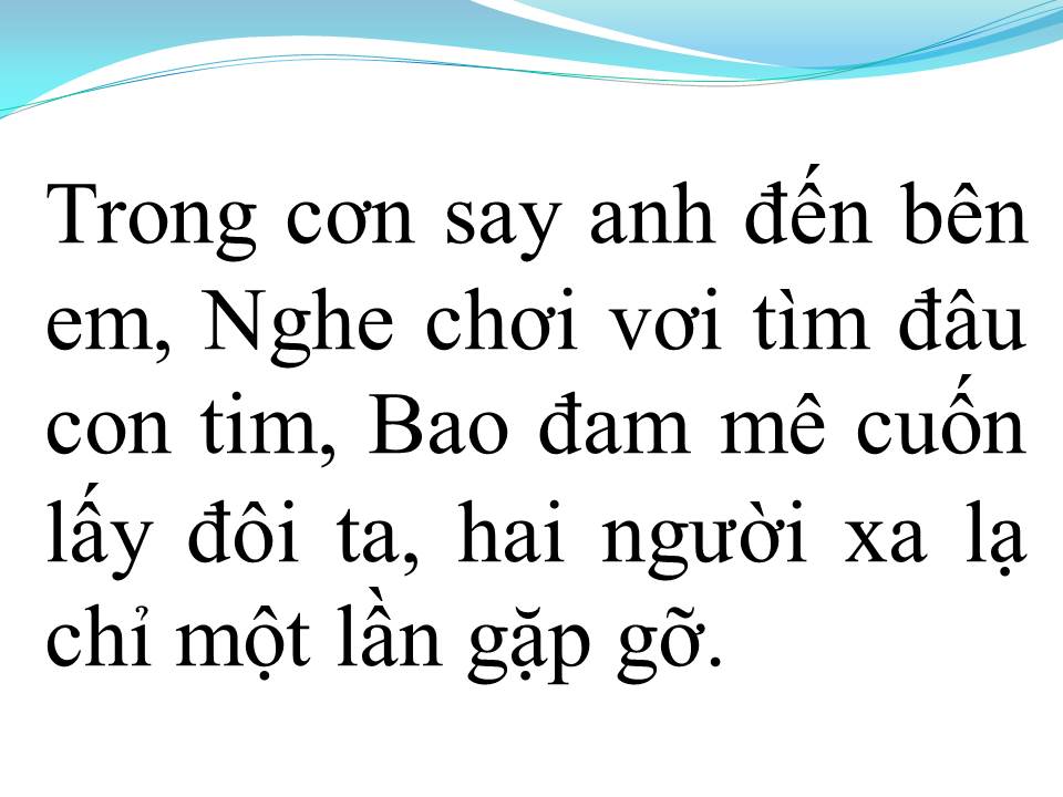 Lời bài hát ĐÊM ĐỊNH MỆNH