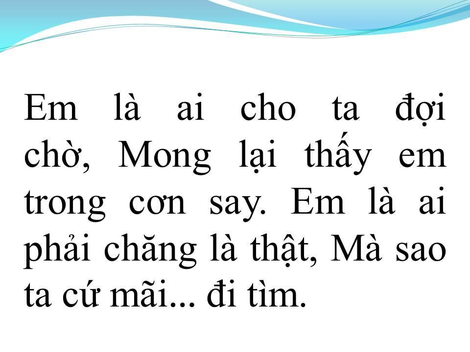 Lời bài hát ĐÊM ĐỊNH MỆNH