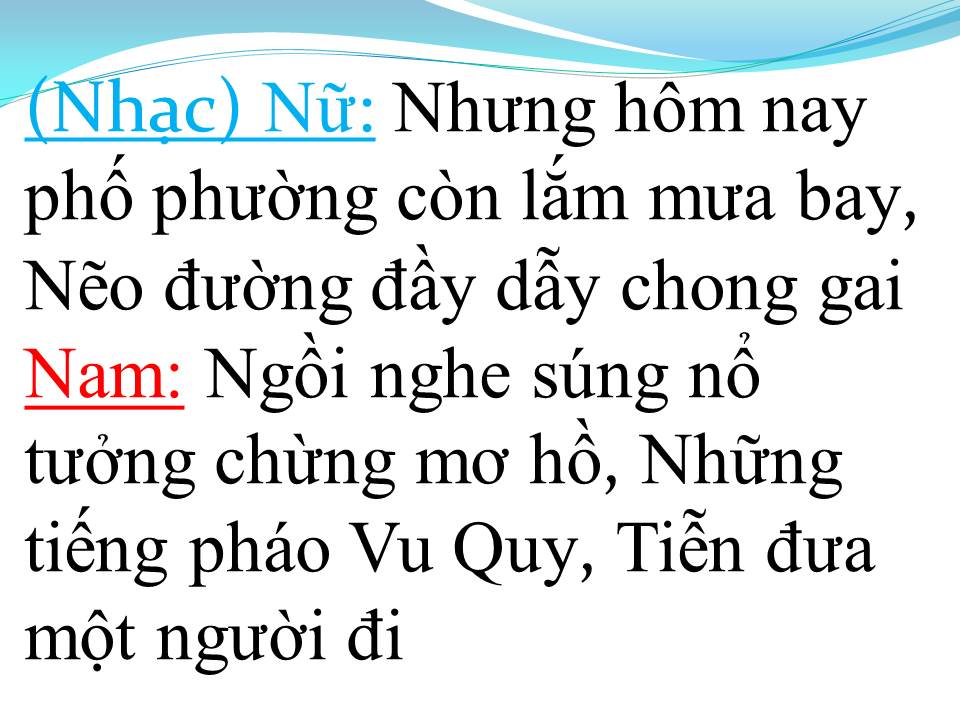 Lời bài hát ÁO CƯỚI MÀU HOA CÀ (TÂN CỔ)