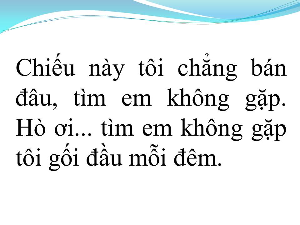 Lời bài hát TÌNH ANH BÁN CHIẾU (TÂN CỔ)