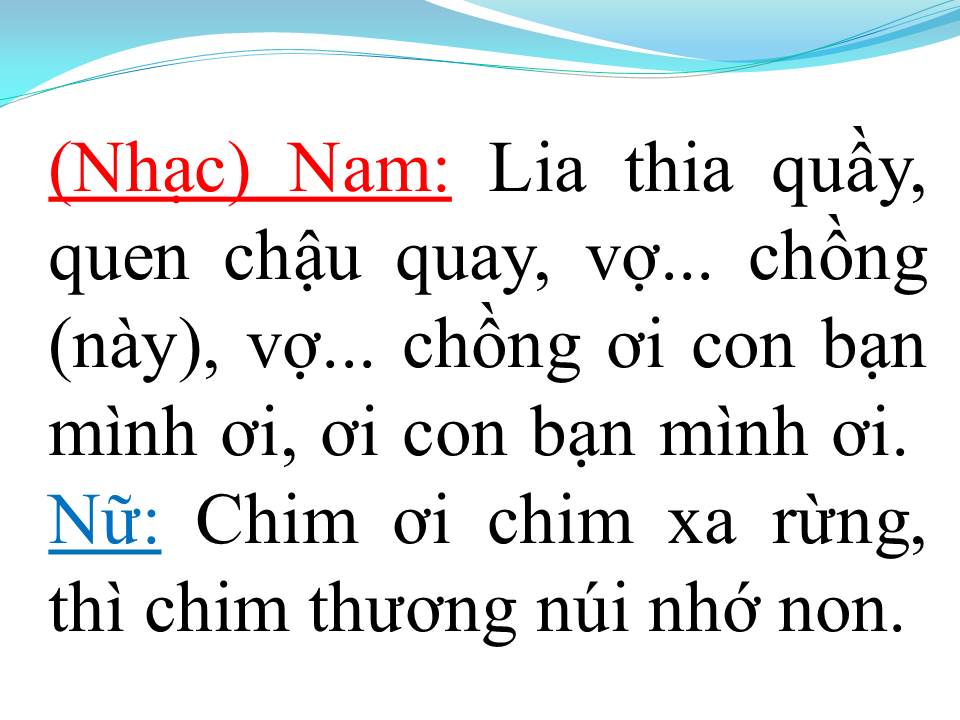 Lời bài hát LÝ CHIM QUYÊN (TÂN CỔ)