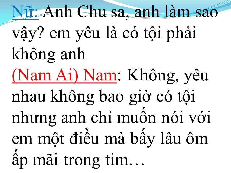 Lời bài hát NGƯỜI TÌNH TRÊN CHIẾN TRẬN (TÂN CỔ)