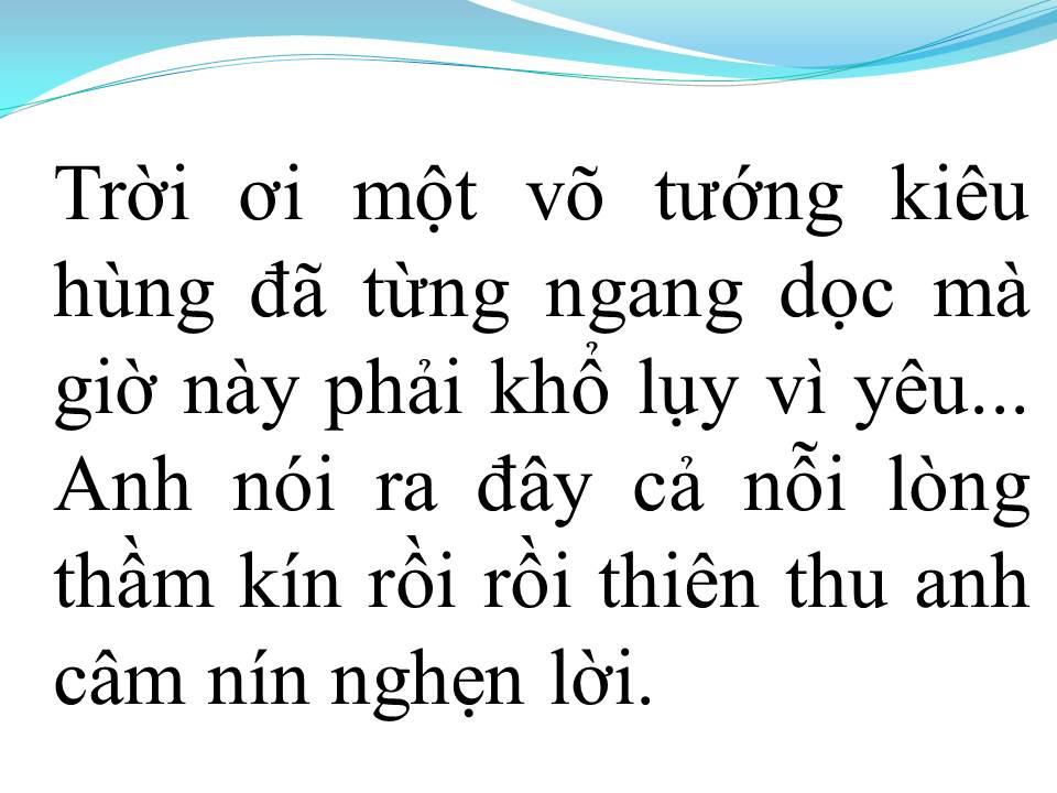 Lời bài hát NGƯỜI TÌNH TRÊN CHIẾN TRẬN (TÂN CỔ)