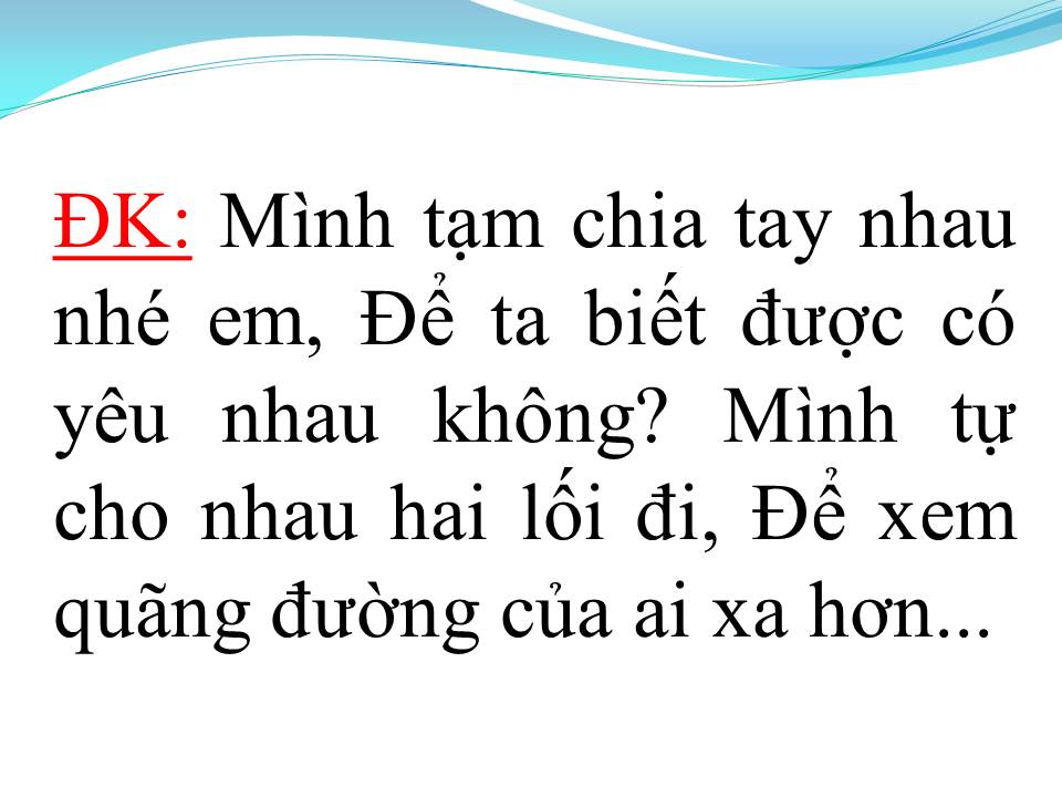 Lời bài hát YÊU LẠI TỪ ĐẦU