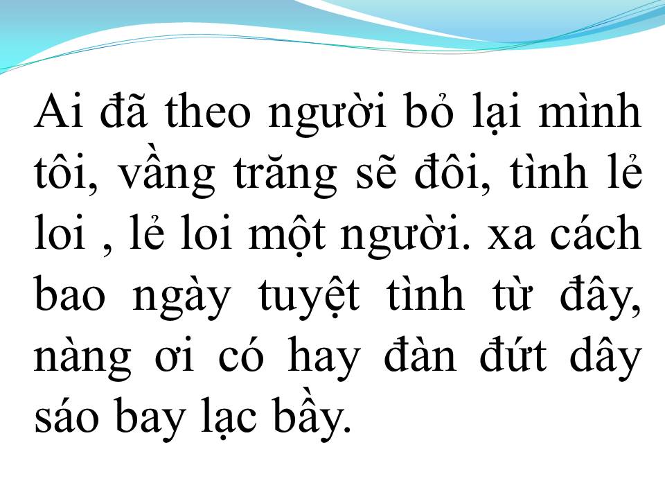 Lời bài hát THƯƠNG NHỚ MỢ HAI