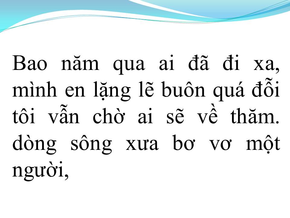 Lời bài hát THƯƠNG NHỚ MỢ HAI