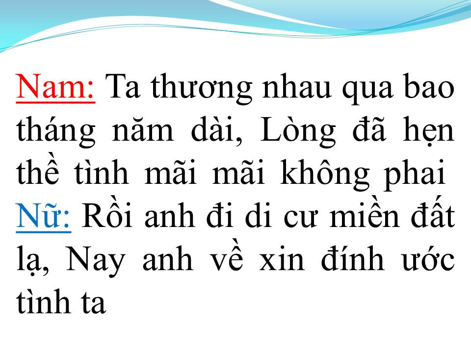 Lời bài hát DUYÊN TÌNH BUỒN