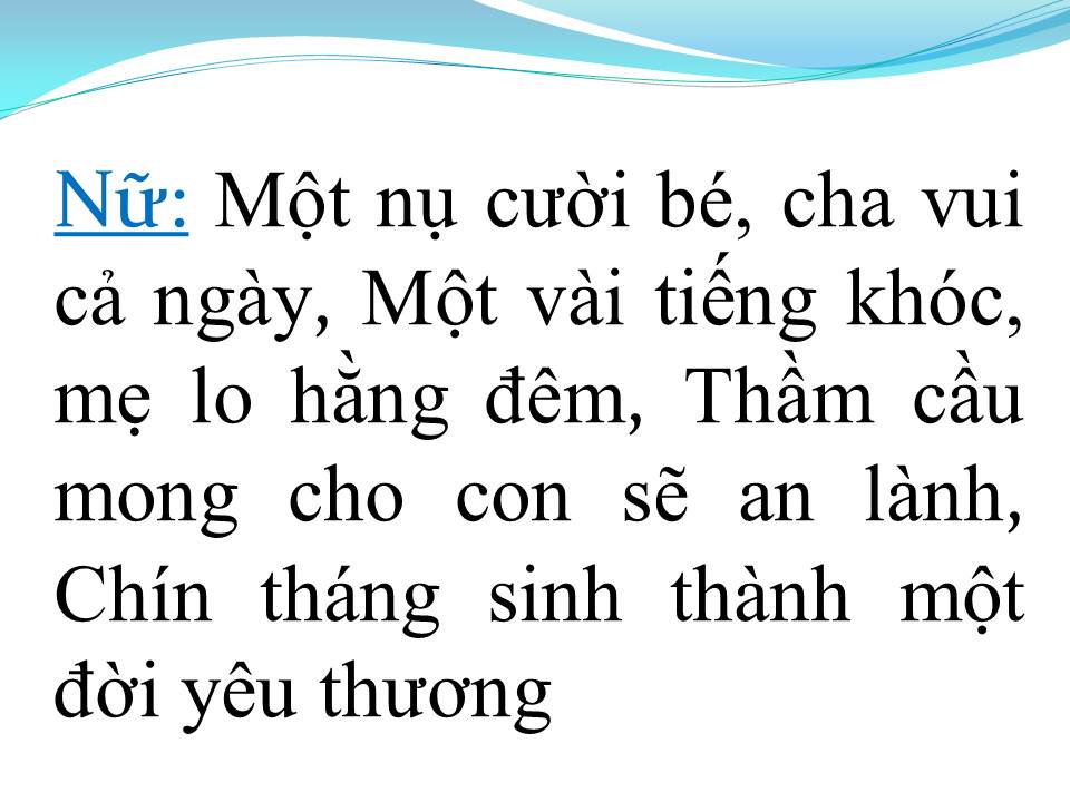 Lời bài hát GIA ĐÌNH NHỎ HẠNH PHÚC TO