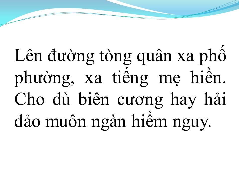 Lời bài hát HÃY YÊN LÒNG MẸ ƠI (TÂN CỔ)