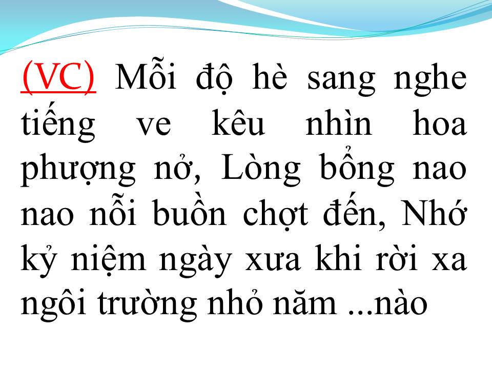 Lời bài hát NỔI BUỒN HOA PHƯỢNG (TÂN CỔ)