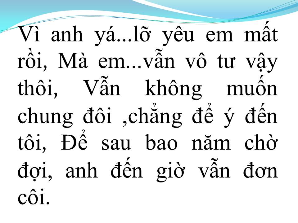 Lời bài hát CÔ GÁI M52