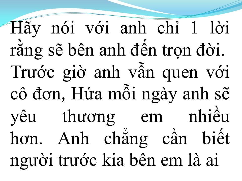 Lời bài hát CÔ GÁI M52