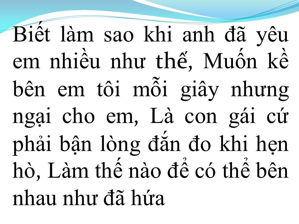 Lời bài hát CHỈ BẰNG CÁI GẬT ĐẦU