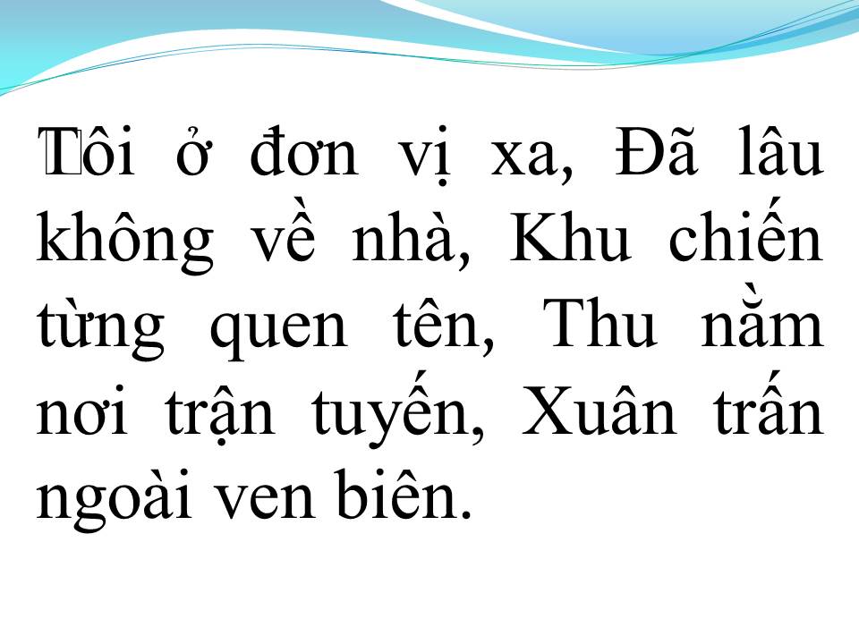 Lời bài hát THƯ CHO VỢ HIỀN