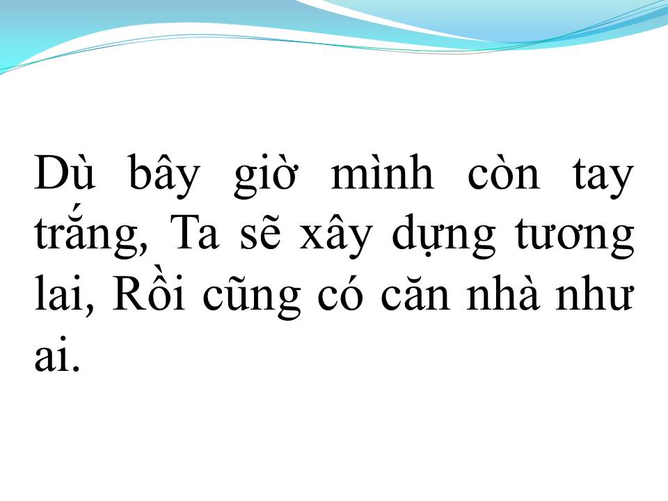 Lời bài hát MỘT CĂN NHÀ MƯỚN