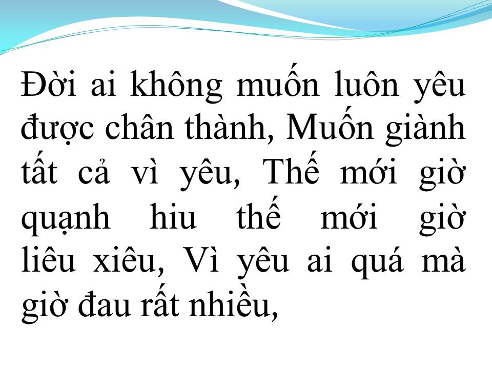 Lời bài hát LIÊU XIÊU ĐƯỜNG TÌNH