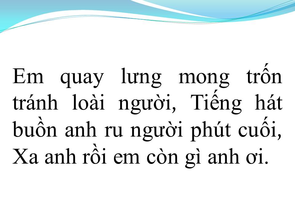 Lời bài hát SAO ĐÀNH XA EM