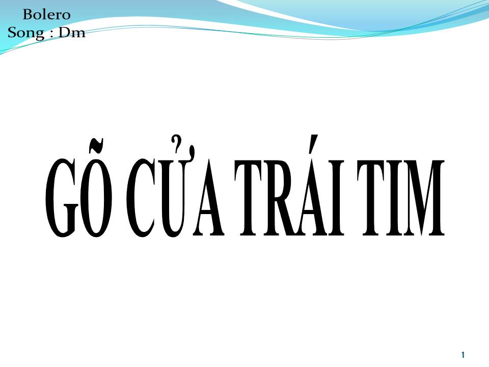 Lời bài hát GÕ CỬA TRÁI TIM (SONG CA)