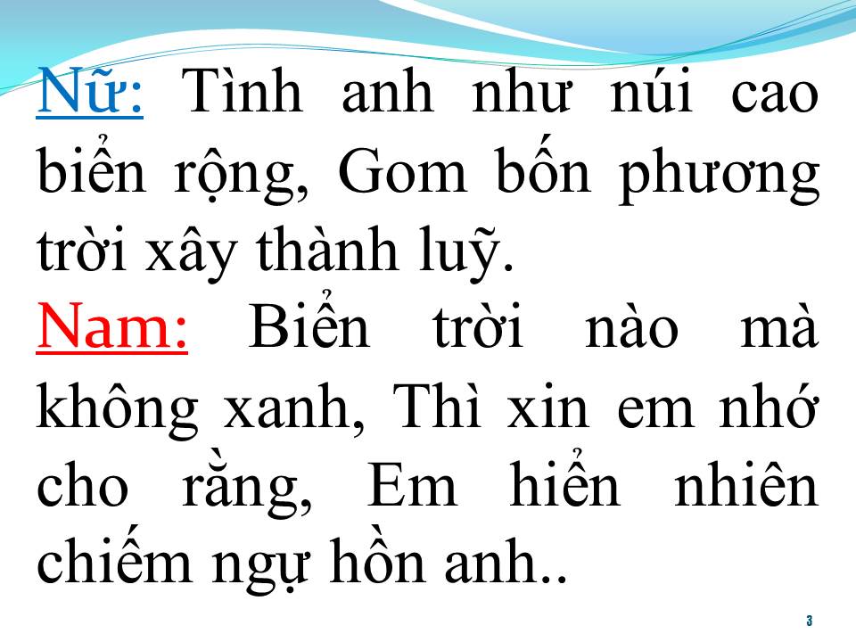 Lời bài hát LẠI NHỚ NGƯỜI YÊU (SONG CA)