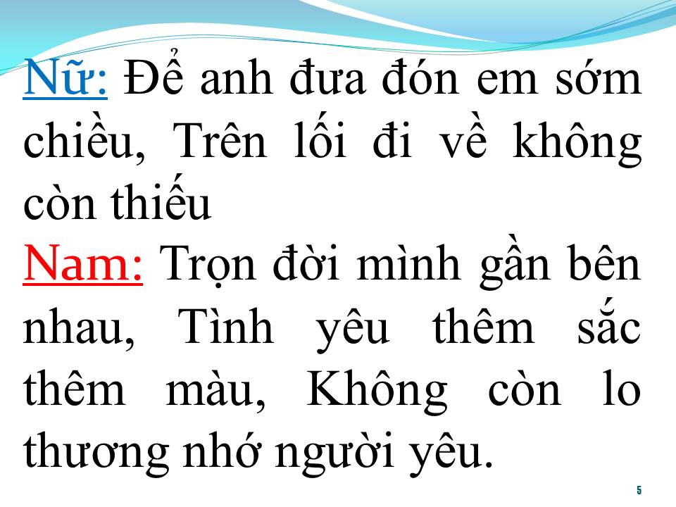 Lời bài hát LẠI NHỚ NGƯỜI YÊU (SONG CA)
