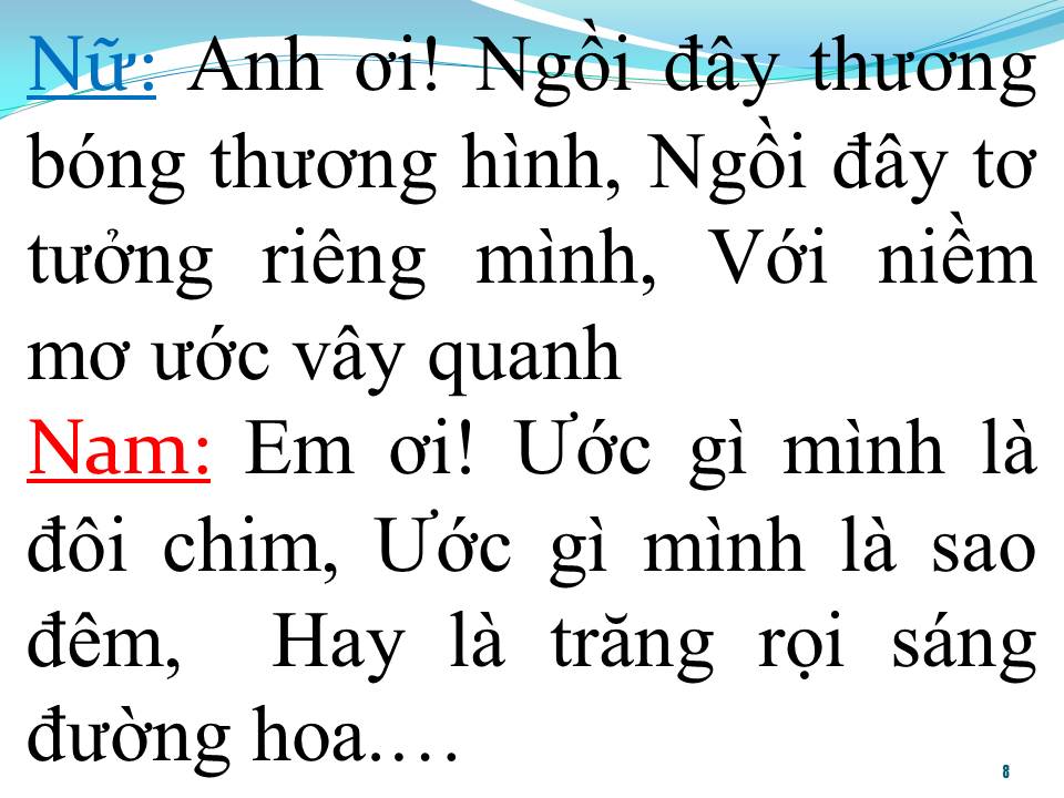 Lời bài hát LẠI NHỚ NGƯỜI YÊU (SONG CA)