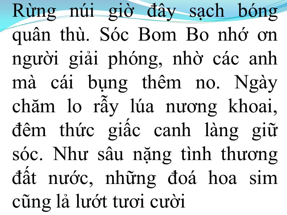Lời bài hát TIẾNG CHÀY TRÊN SÓC BOM BO (TÂN CỔ)