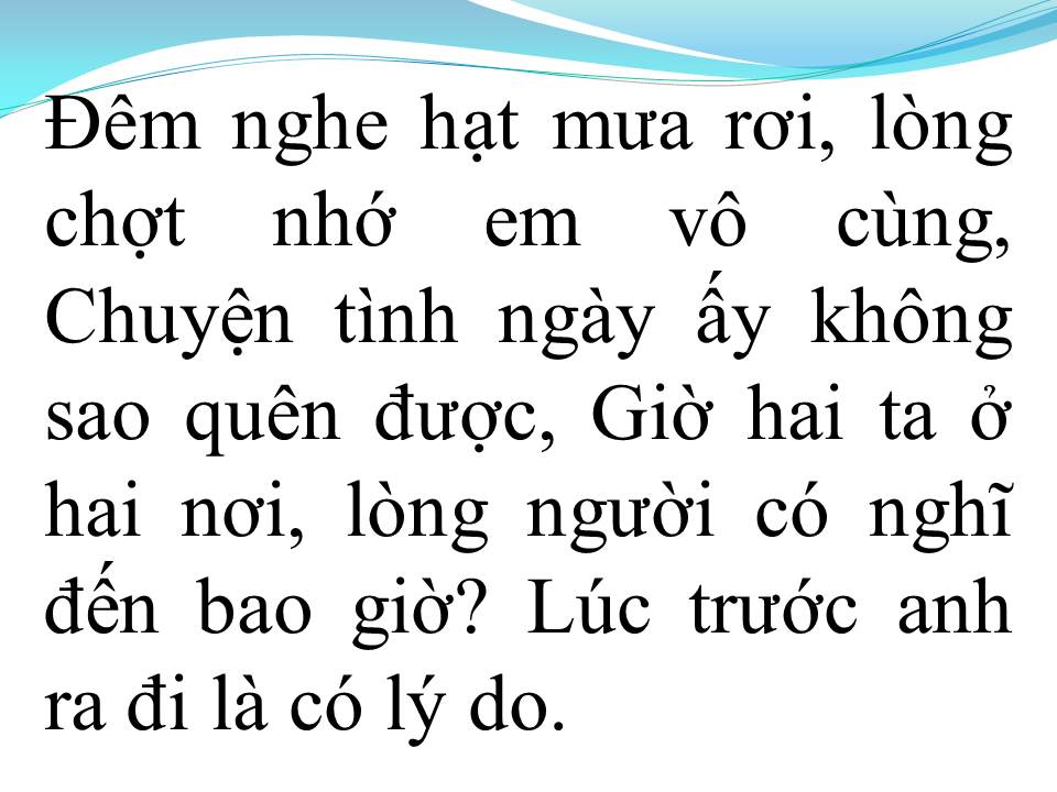 Lời bài hát GỌI TÊN EM TRONG ĐÊM
