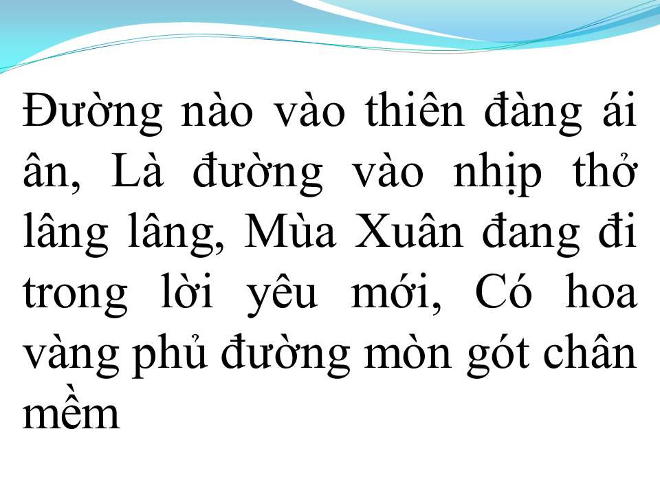 Lời bài hát THIÊN ĐÀNG ÁI ÂN