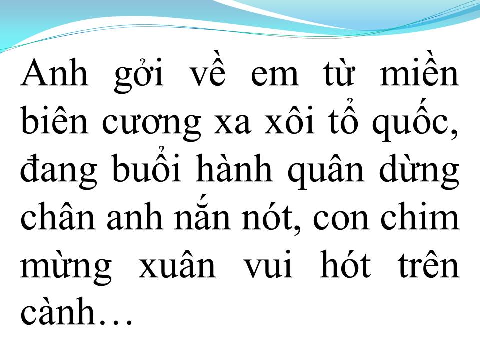 Lời bài hát THƯƠNG EM NHIỀU QUA LÁ THƯ XUÂN (TÂN CỔ)