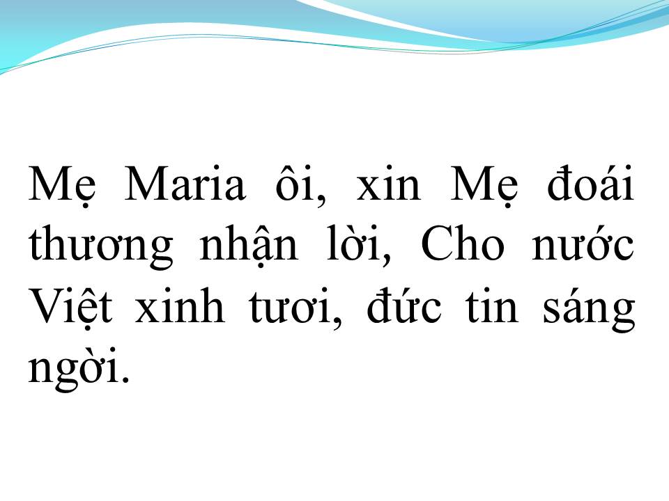 Lời bài hát LỜI MẸ NHẮN NHỦ