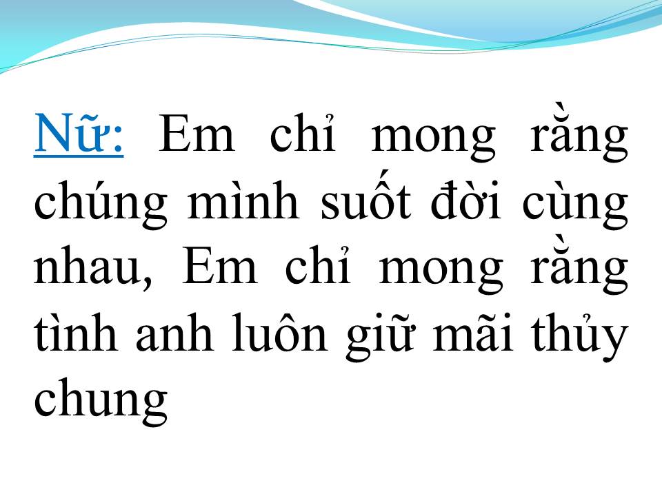 Lời bài hát MỘNG ƯỚC ĐÔI TA