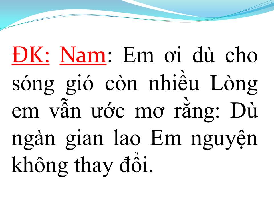 Lời bài hát MỘNG ƯỚC ĐÔI TA