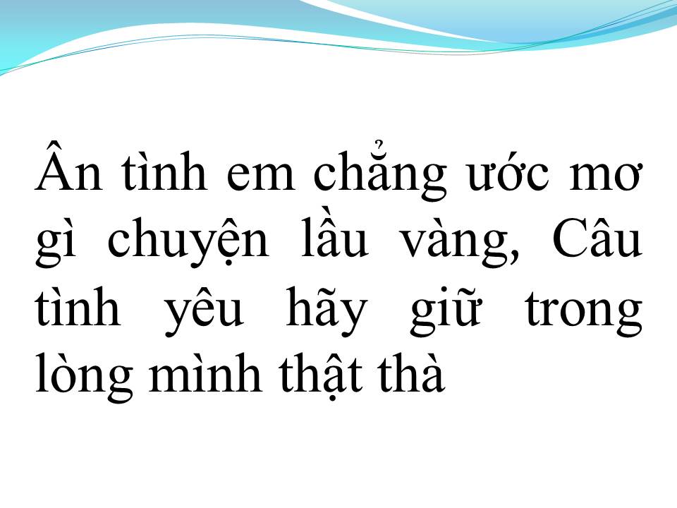Lời bài hát MỘNG ƯỚC ĐÔI TA