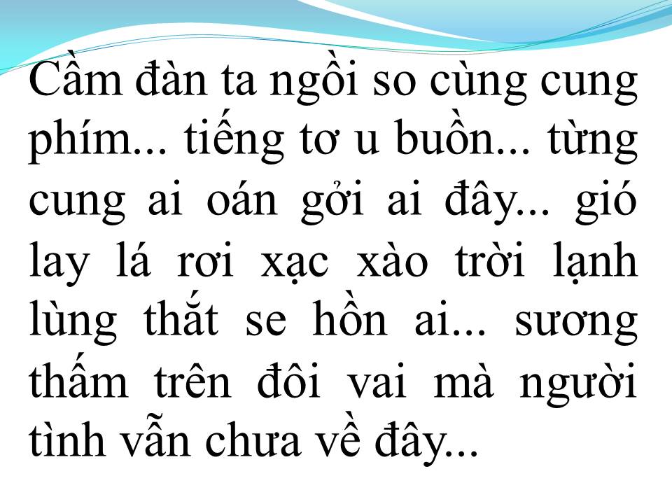 Lời bài hát SÂN GA CHỈ CÓ MỘT NGƯỜI (TÂN CỔ)