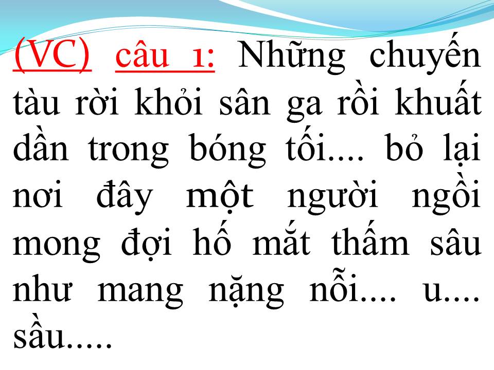 Lời bài hát SÂN GA CHỈ CÓ MỘT NGƯỜI (TÂN CỔ)