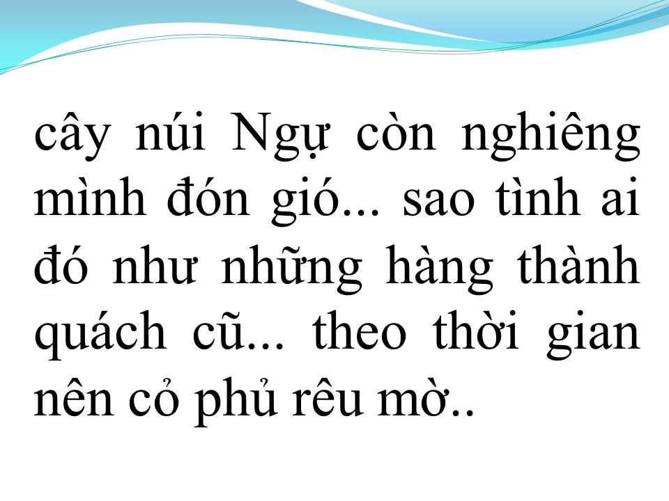 Lời bài hát SÂN GA CHỈ CÓ MỘT NGƯỜI (TÂN CỔ)