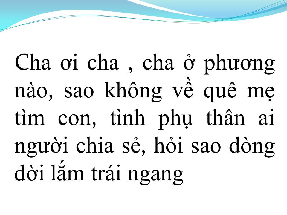 Lời bài hát SAU CUỘC CHIẾN