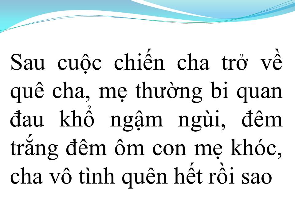 Lời bài hát SAU CUỘC CHIẾN