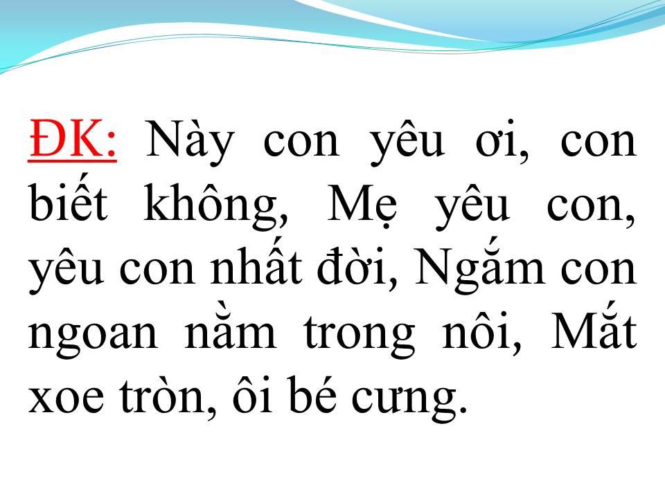 Lời bài hát NHẬT KÝ CỦA MẸ