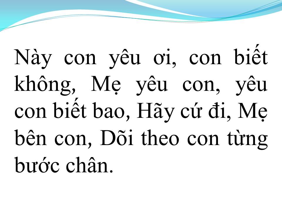 Lời bài hát NHẬT KÝ CỦA MẸ