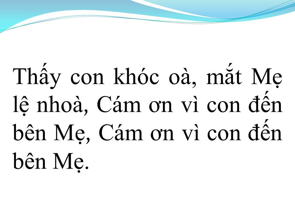 Lời bài hát NHẬT KÝ CỦA MẸ